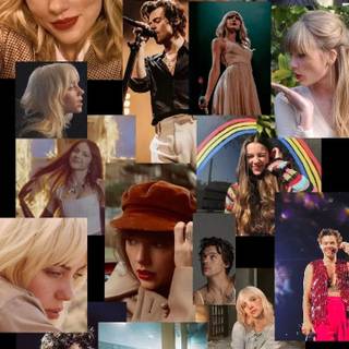 Billie Eilish and Taylor Swift wallpaper