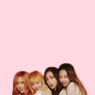 Jennie and Rose hug wallpaper