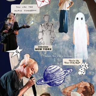 Billie Eilish and Taylor Swift wallpaper