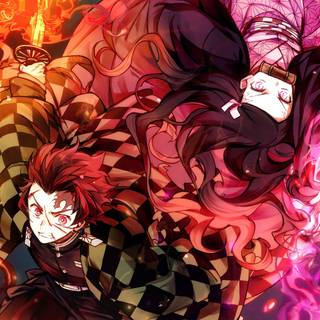 Demon Slayer 1080x1080 wallpaper