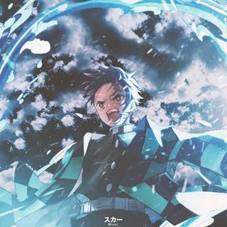 Demon Slayer 1080x1080 wallpaper