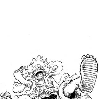 Luffy Gear 5 manga wallpaper