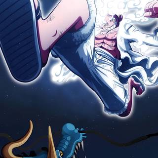 Luffy Gear 5 manga wallpaper