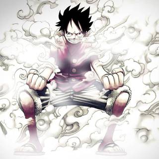 Luffy Gear 5 manga wallpaper