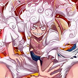 Luffy Gear 5 manga wallpaper