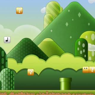 Super Mario game wallpaper