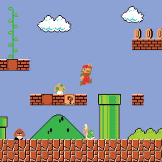 Super Mario game wallpaper