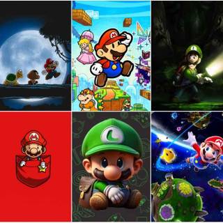 Super Mario game wallpaper