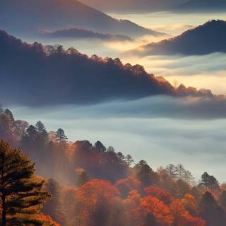 iPhone autumn sunset wallpaper
