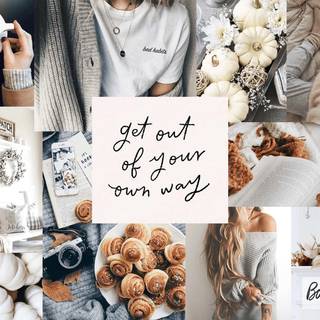 Collage laptop winter wallpaper