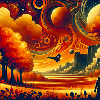 Autumn watercolour laptop wallpaper