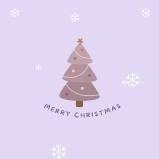 Pastel winter iPad wallpaper