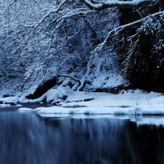 3840x1080 winter scene wallpaper