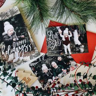 Collage laptop winter wallpaper