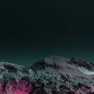 Winter village iPhone wallpaper