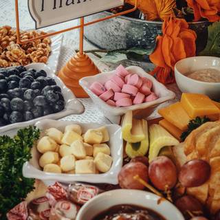 Thanksgiving dinner iPhone wallpaper