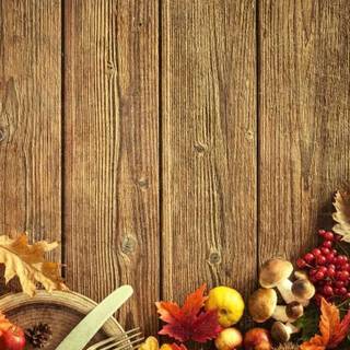 Thanksgiving dinner iPhone wallpaper