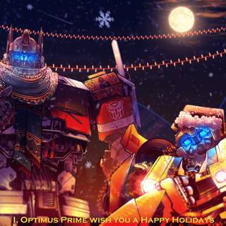 Transformers Christmas wallpaper