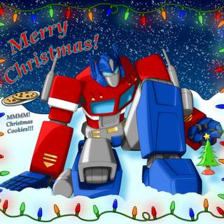 Transformers Christmas wallpaper