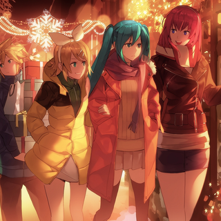 Vocaloid Christmas wallpaper