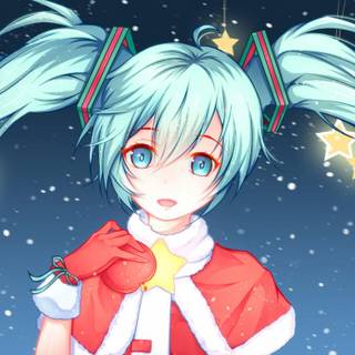 Vocaloid Christmas wallpaper