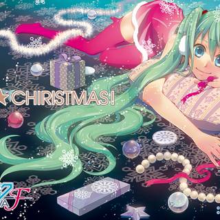 Vocaloid Christmas wallpaper