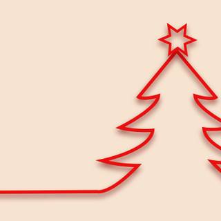 Simplistic Christmas wallpaper