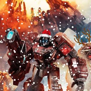 Transformers Christmas wallpaper