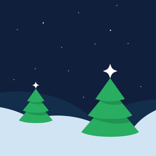 Simplistic Christmas wallpaper