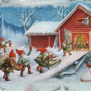 1366x768 Christmas wallpaper