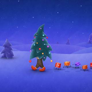 1366x768 Christmas wallpaper