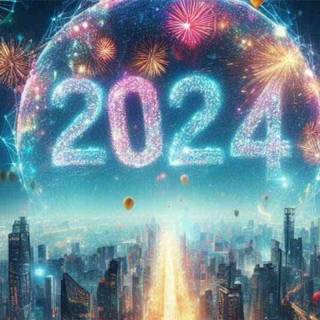 Advance Happy New Year 2024 wallpaper