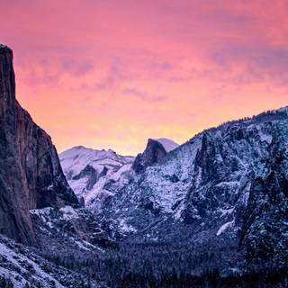 Mountain winter iPhone wallpaper