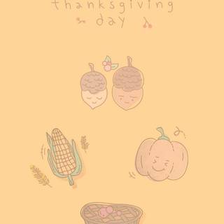 Thanksgiving Day iPhone wallpaper