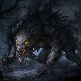 Dark beast wallpaper