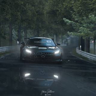 AMG GTR Black Series wallpaper