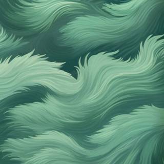 Green painting wallpaper