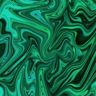Green painting wallpaper