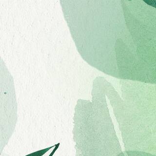 Green painting wallpaper