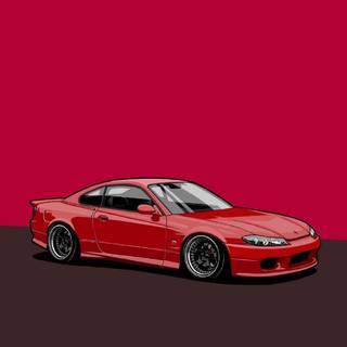 JDM car retro wallpaper