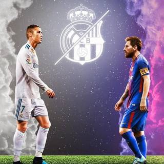 Messi and Ronaldo 4k iPhone wallpaper