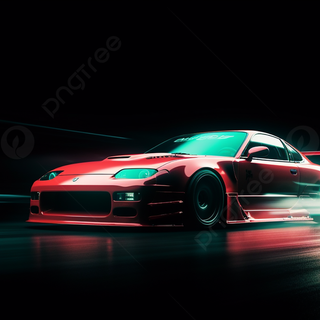 Red and black JDM computer wallpaper