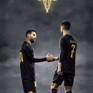 Messi and Ronaldo 4k iPhone wallpaper