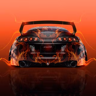 Red and black JDM computer wallpaper