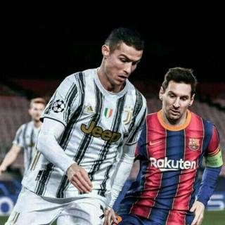 Messi and Ronaldo 4k iPhone wallpaper