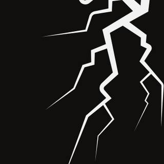 iPhone cartoon graffiti black wallpaper