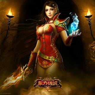 Desktop games girl wallpaper