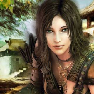 Desktop games girl wallpaper