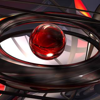 Red and black computer HD 4k wallpaper