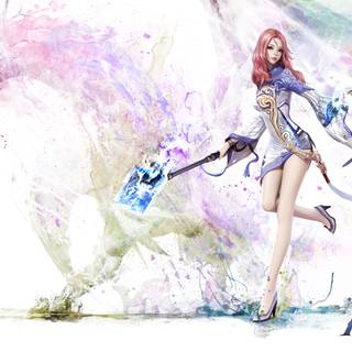 Desktop games girl wallpaper